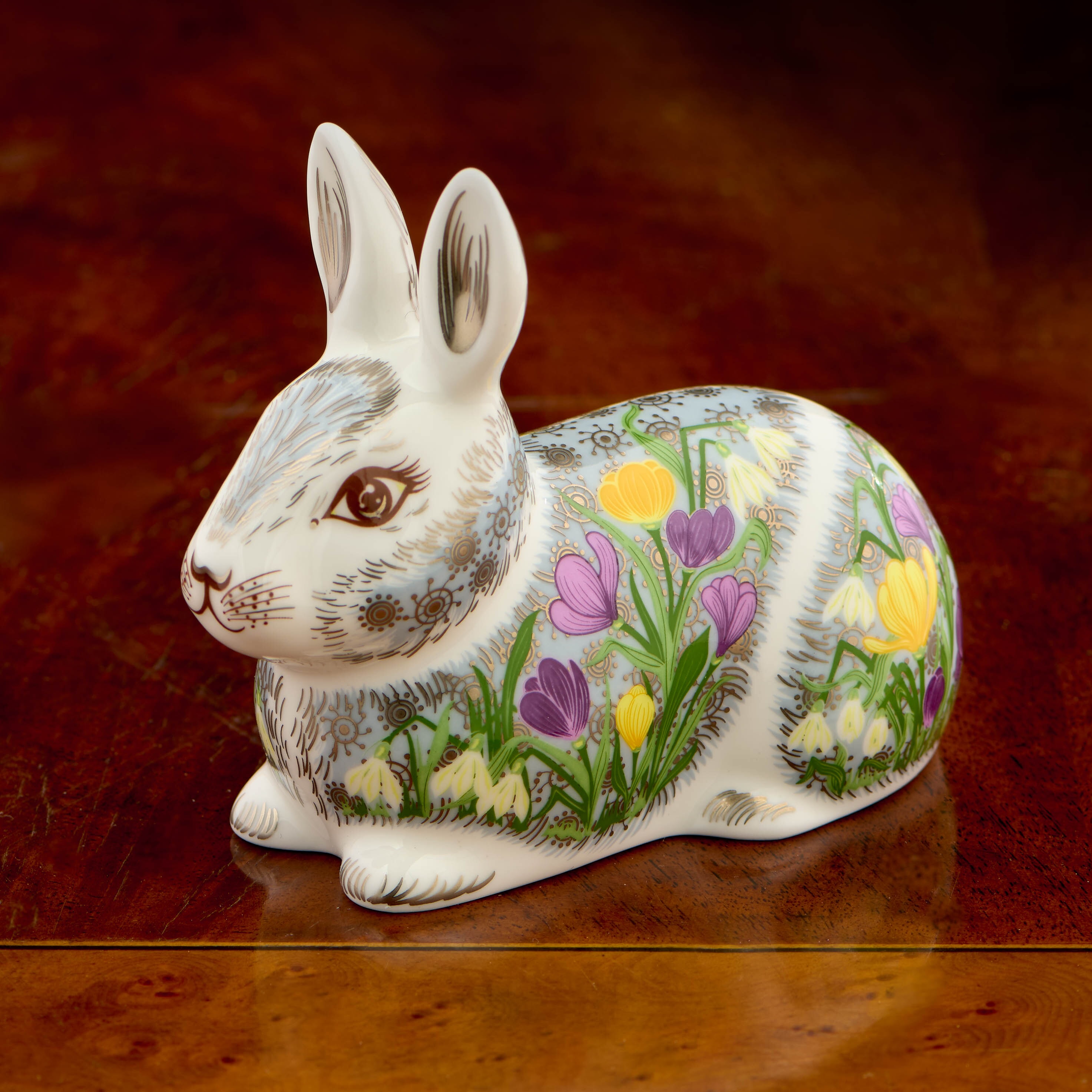 Royal Crown Derby Springtime Bunny Paperweight